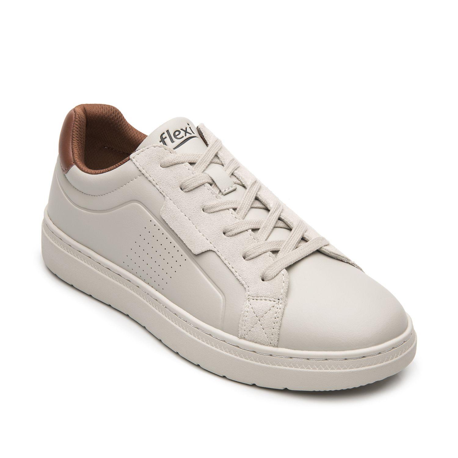 Zapatilla Hombre Apek 418306 Taupe Flexi-1