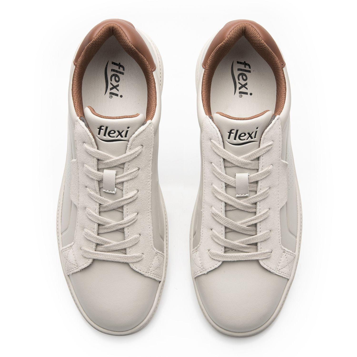 Zapatilla Hombre Apek 418306 Taupe Flexi-6