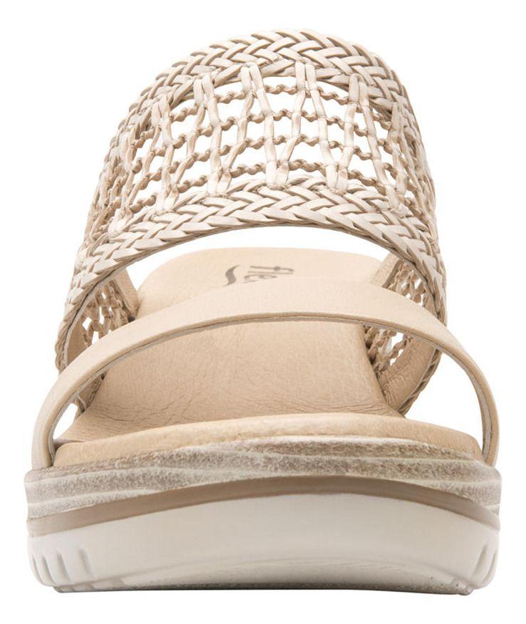 Sandalia Mujer Cuero Emily Beige Flexi-2