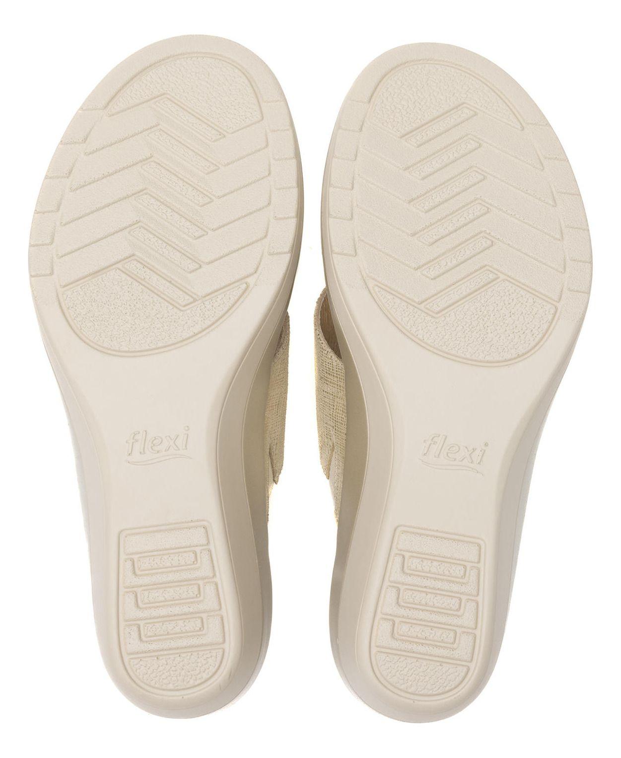 Sandalia Mujer Amapola 116011 Dorada Flexi-4