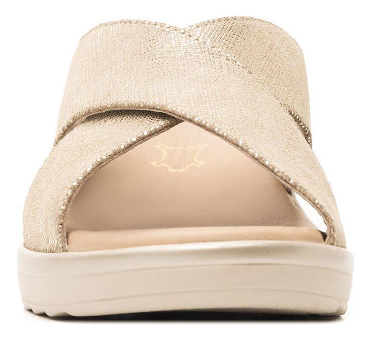 Sandalia Mujer Amapola 116011 Dorada Flexi-6