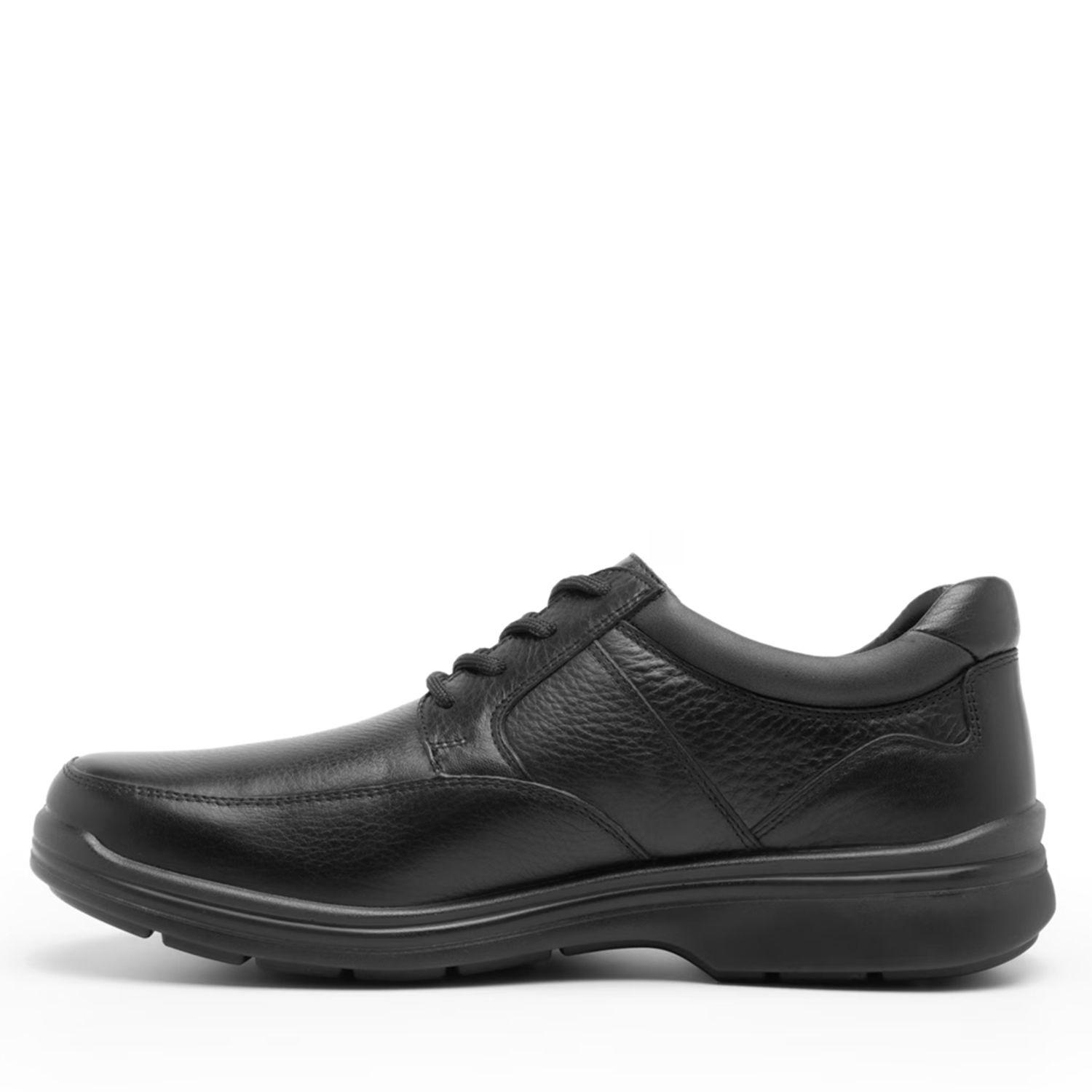 Zapato casual hombre cuero negro Flexi-2