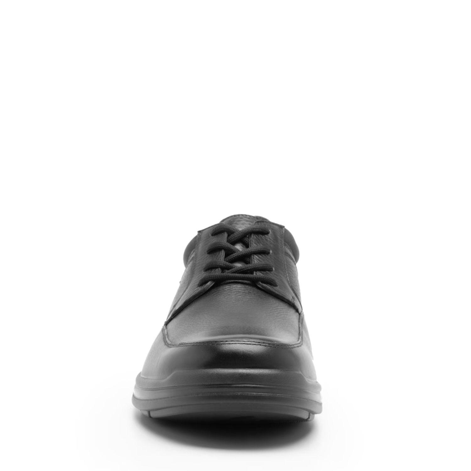 Zapato casual hombre cuero negro Flexi-3