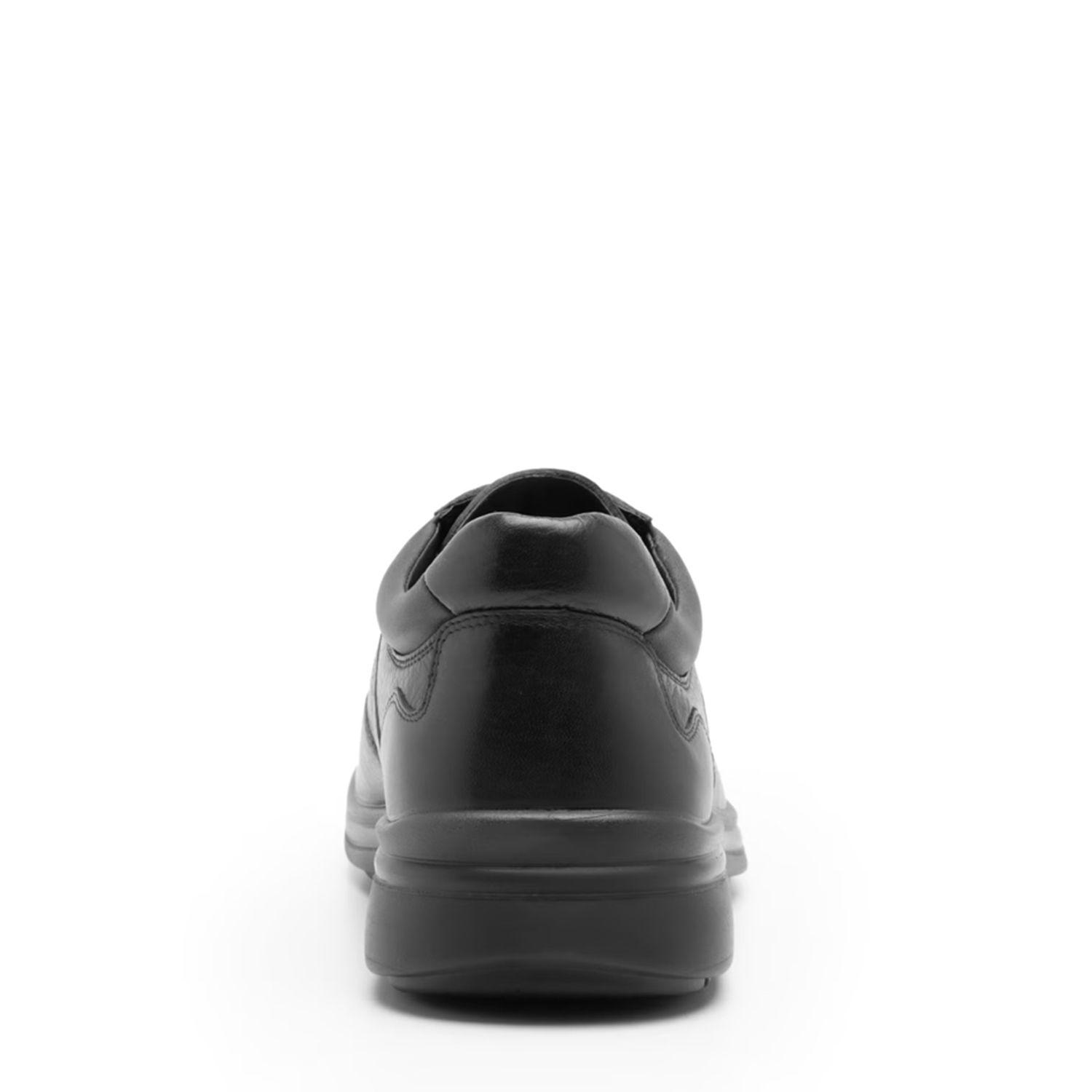 Zapato casual hombre cuero negro Flexi-4