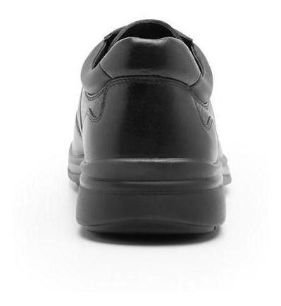 Zapato casual hombre cuero negro Flexi-6