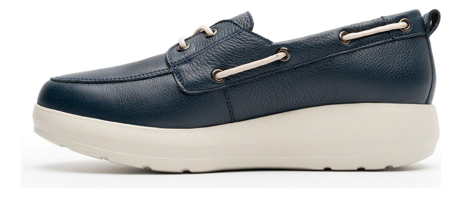 Mocasín Mujer Edith 126708 Azul Marino Flexi-2