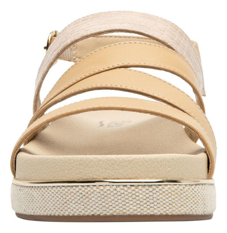 Sandalia Mujer Cuero Deyna Naranja Flexi-6