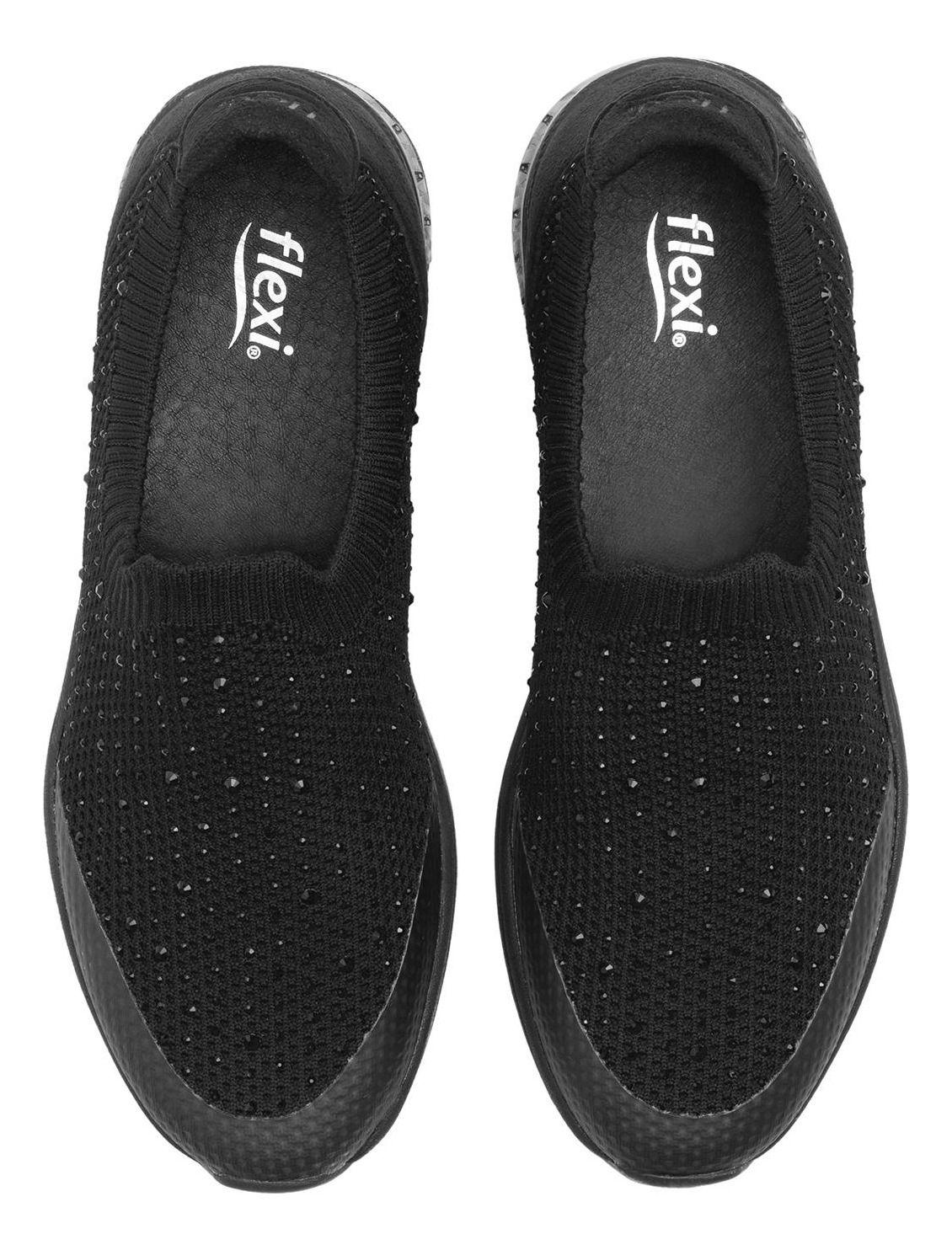 Zapatilla Mujer Casiopea 105111 Negro Flexi-5