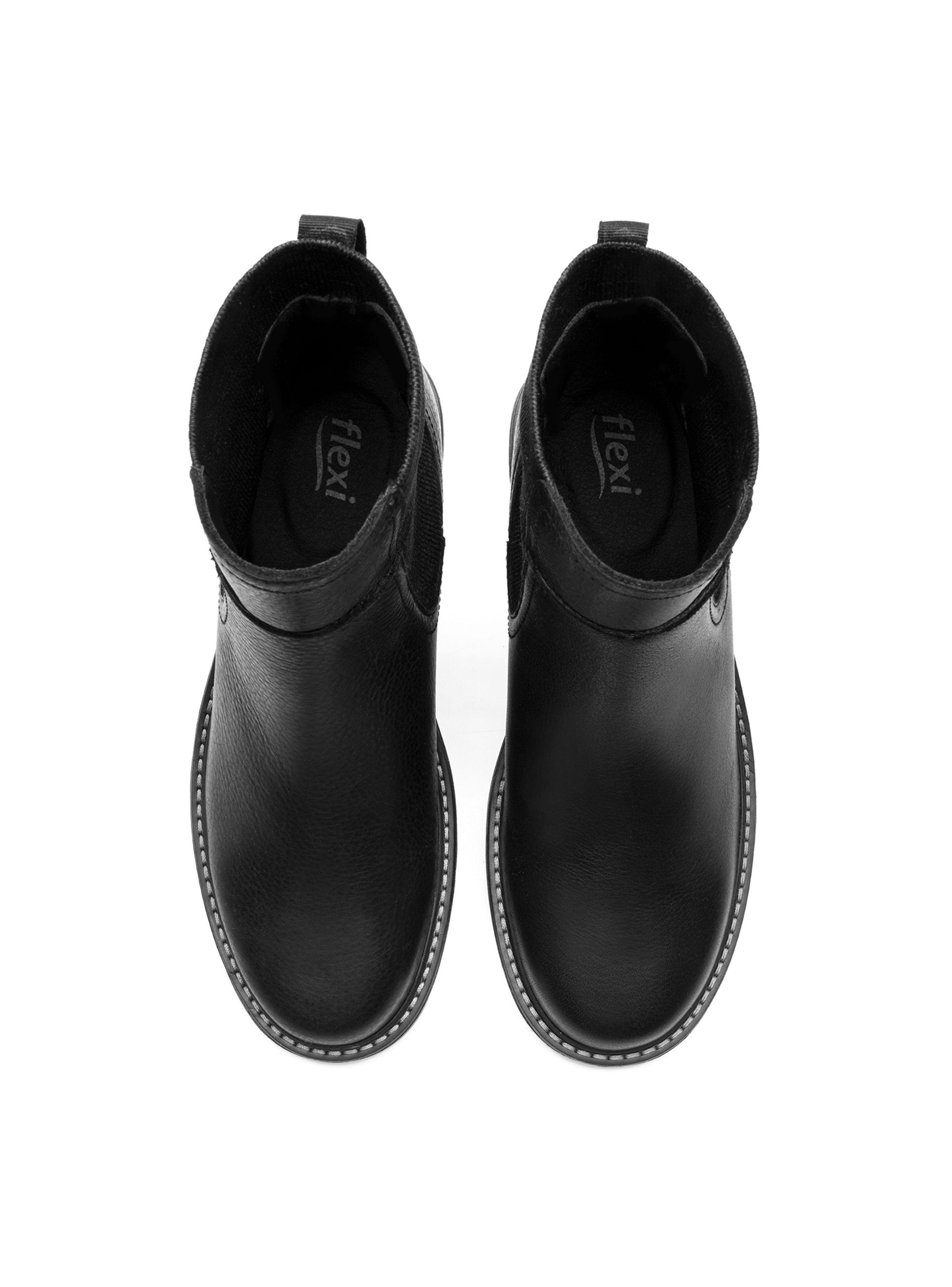 Botín Mujer Aldara 37825 Negro Flexi-5