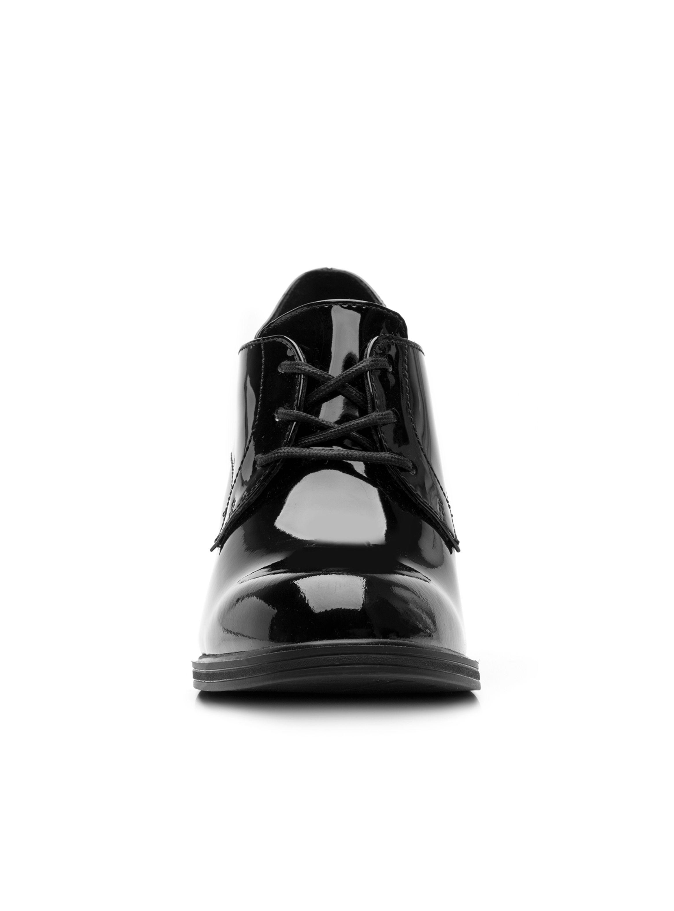 Bootie Mujer Mariela 130610 Negro Charol Flexi-4