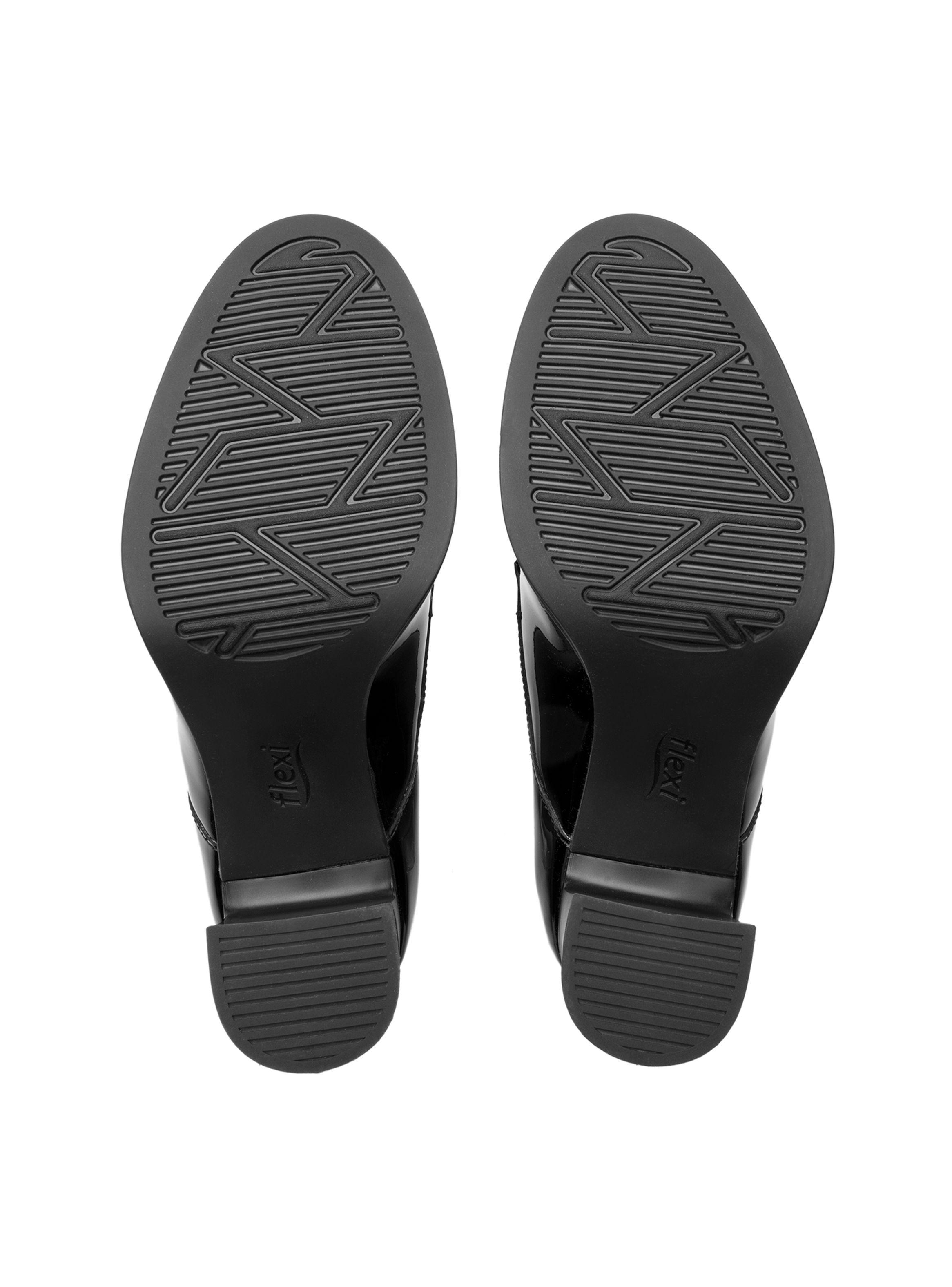 Bootie Mujer Mariela 130610 Negro Charol Flexi-7