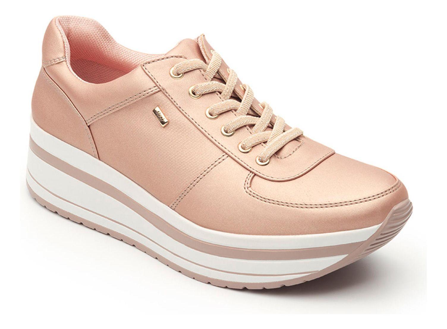 Zapatilla Mujer Alanis Rosa Flexi-0