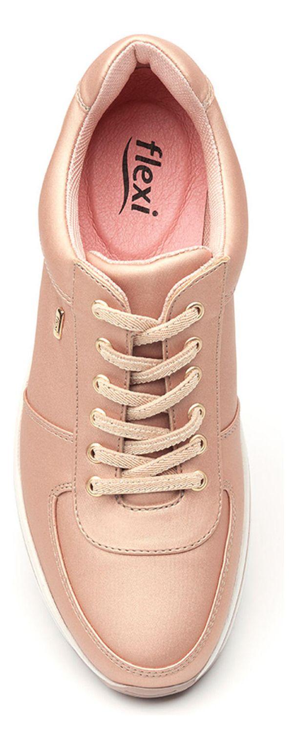 Zapatilla Mujer Alanis Rosa Flexi-5