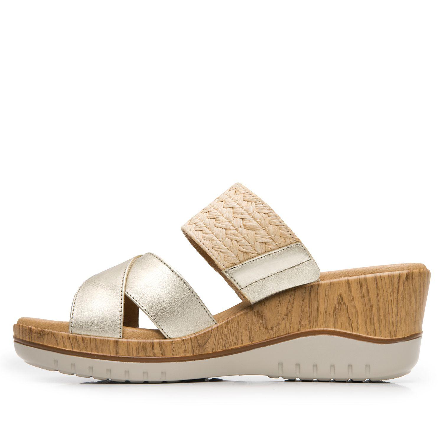 Sandalia Mujer Emily 113324 Dorada Flexi-2