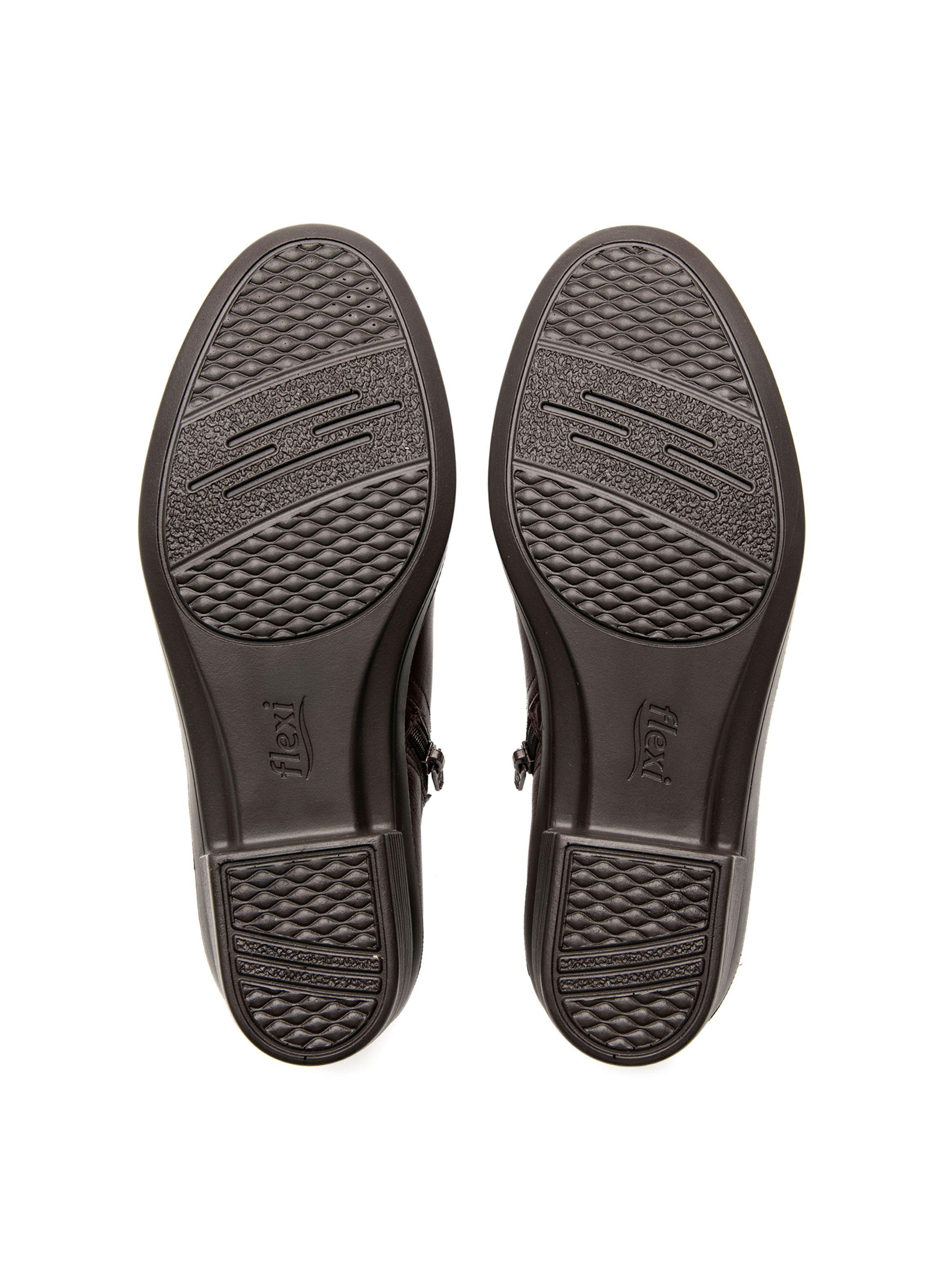 Bootie Mujer Raissa 130009 Café Burdeo Flexi-6