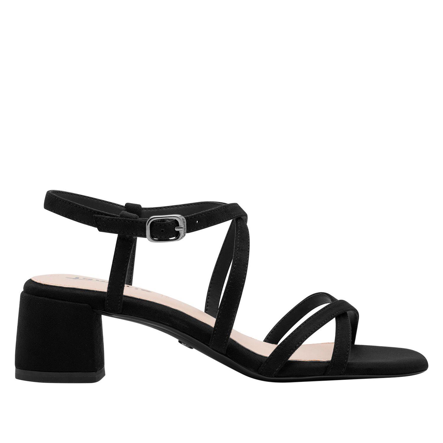 Sandalia Mujer 28204-42 Negra  Tamaris-0