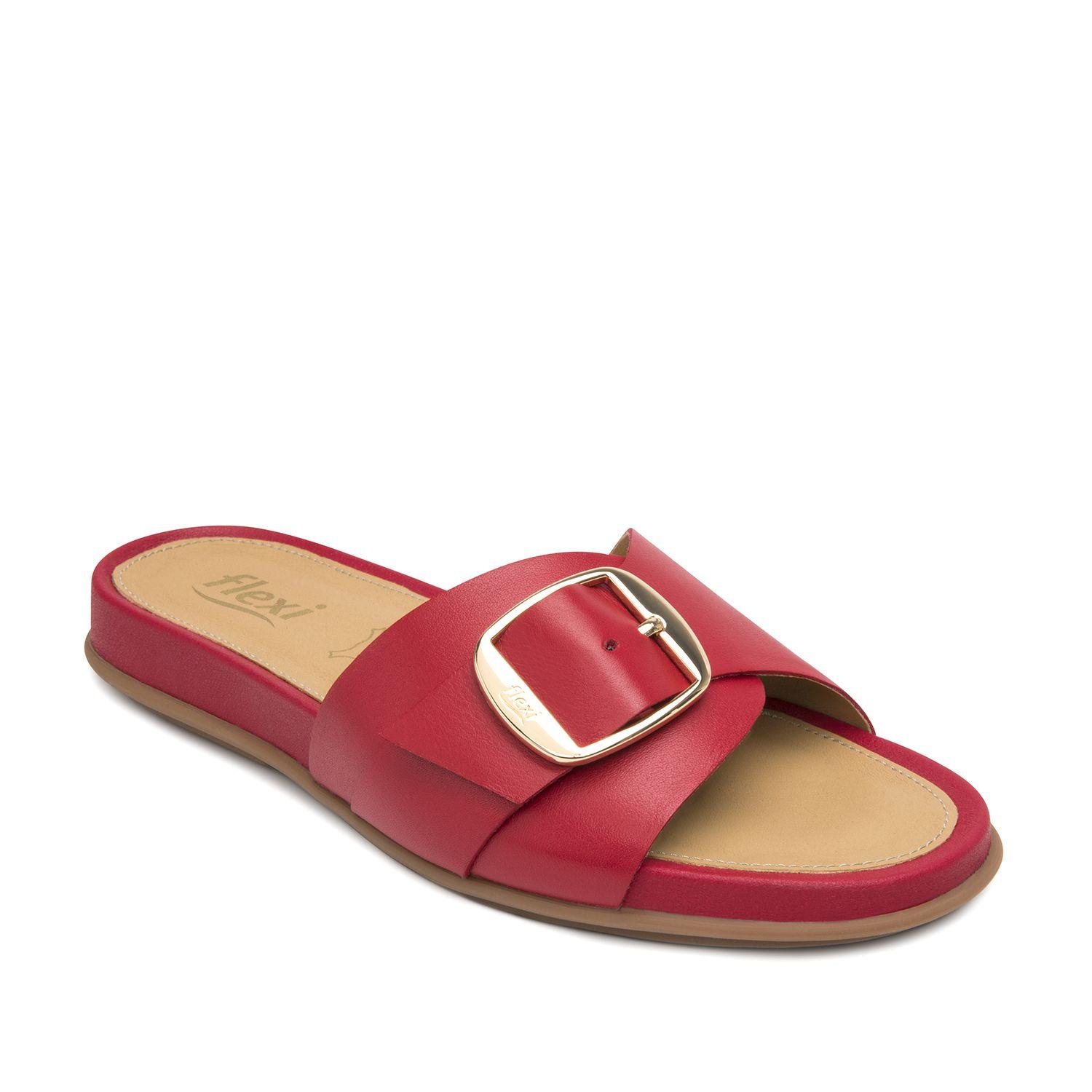 Sandalia Mujer Caterina 133601 Roja Flexi-1