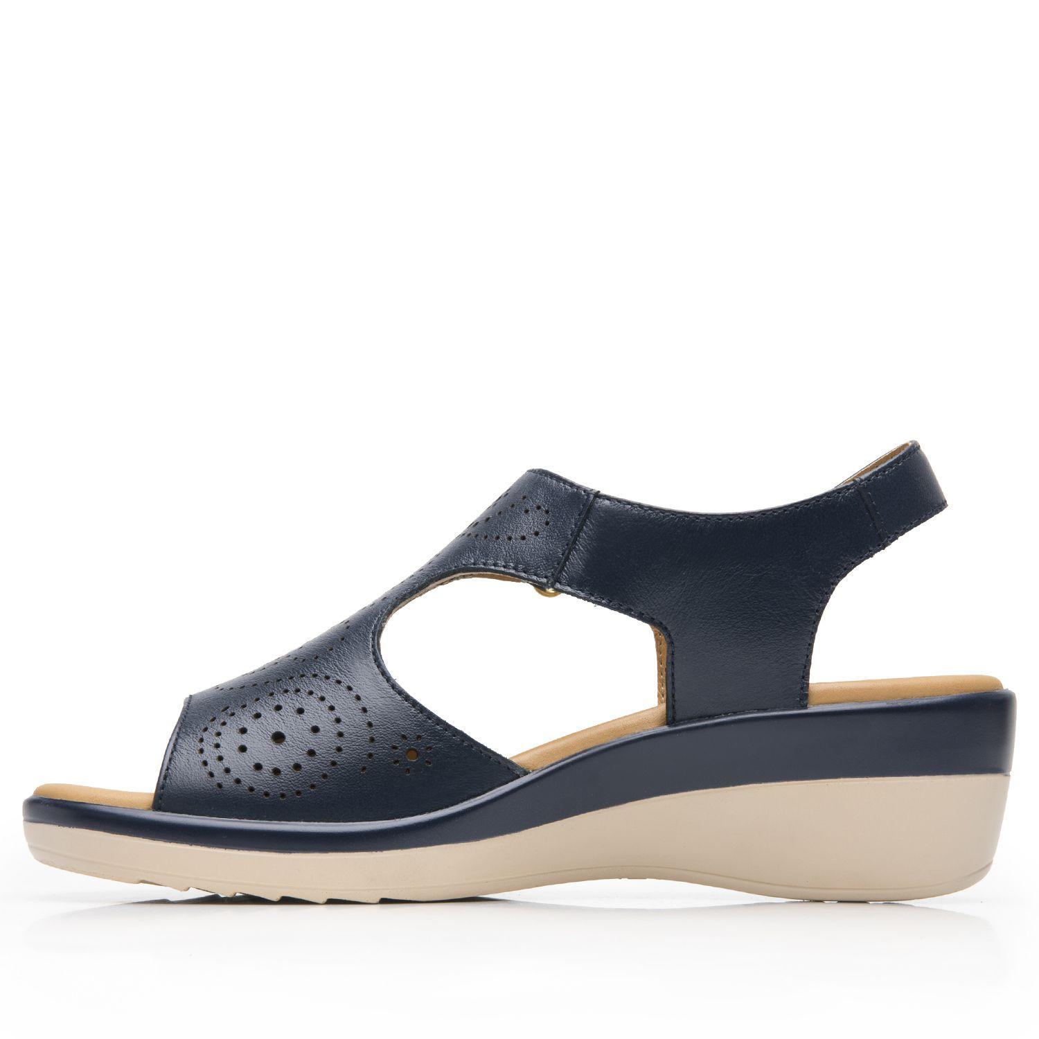 Sandalia Mujer Amapola 116013 Azul Marino Flexi-2