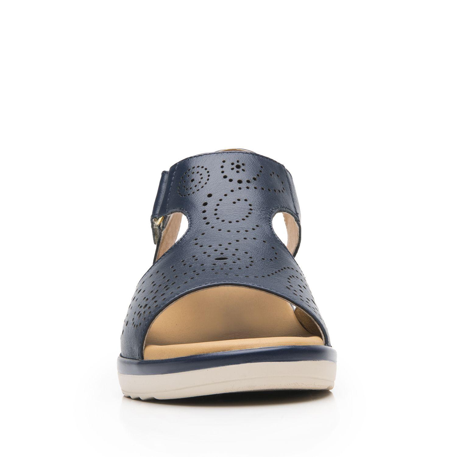 Sandalia Mujer Amapola 116013 Azul Marino Flexi-3