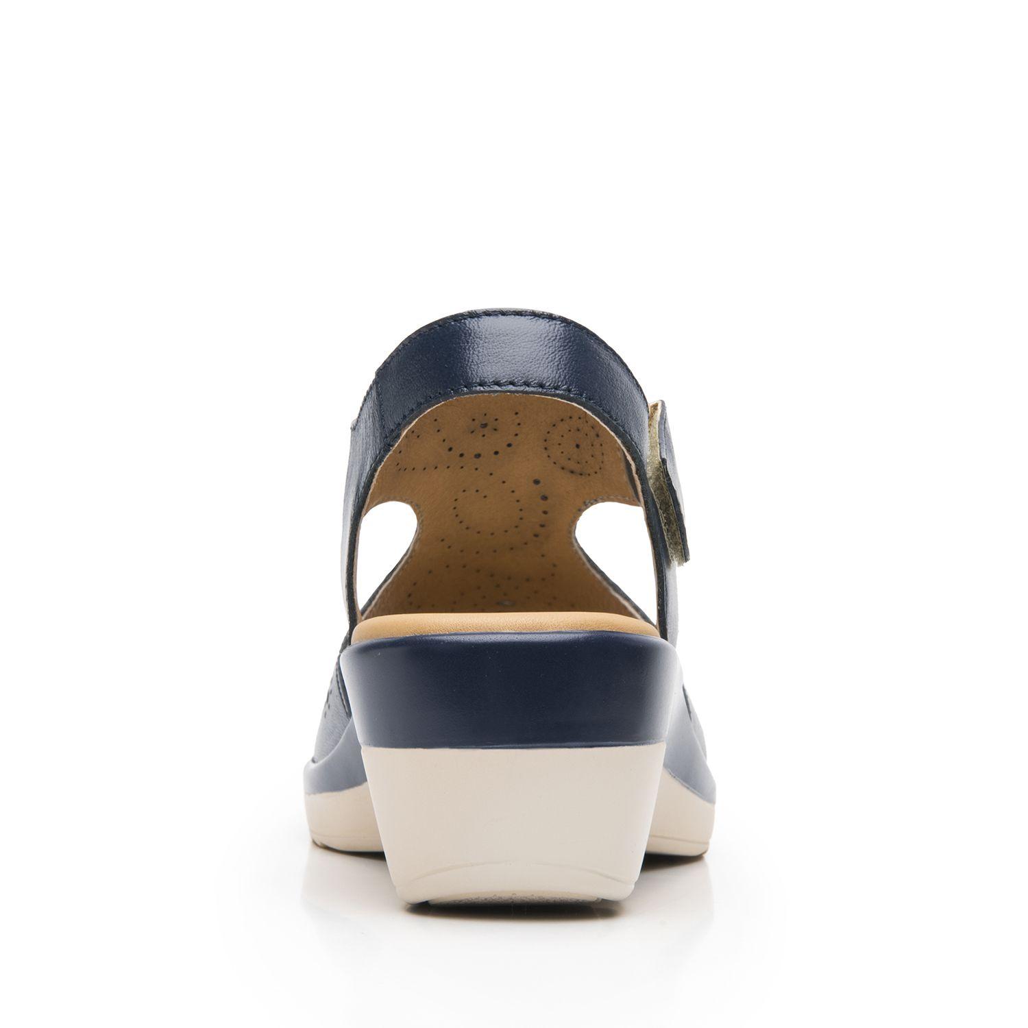 Sandalia Mujer Amapola 116013 Azul Marino Flexi-4