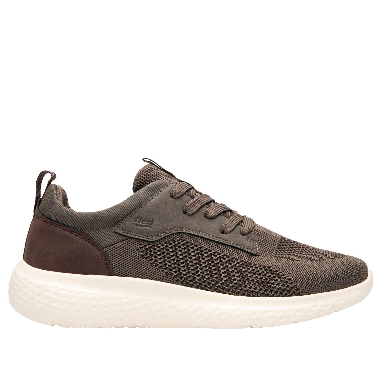 Zapatilla Hombre Barak 415505 Taupe Flexi-0
