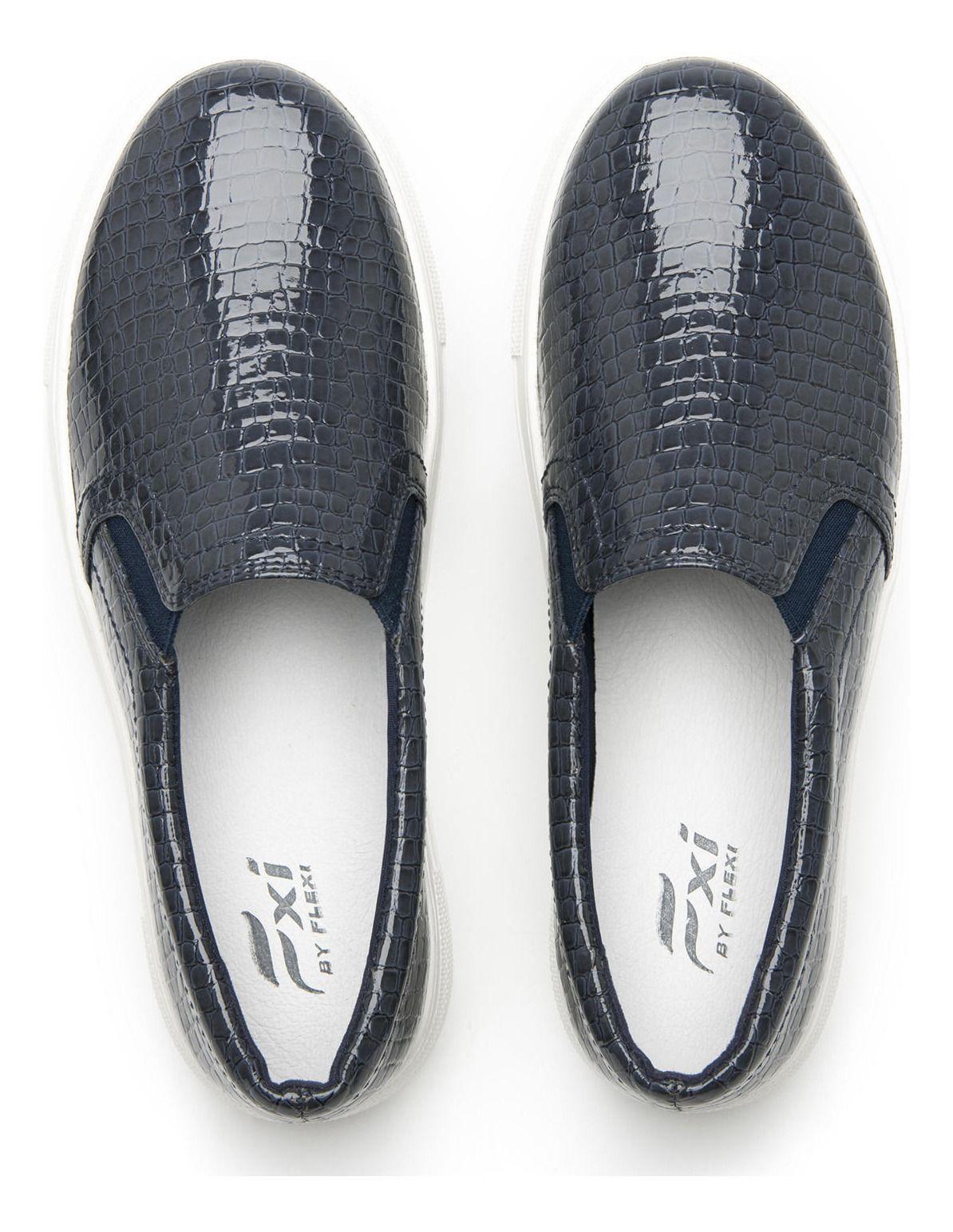 Zapatilla Mujer Lina 125403 Azul Flexi-4