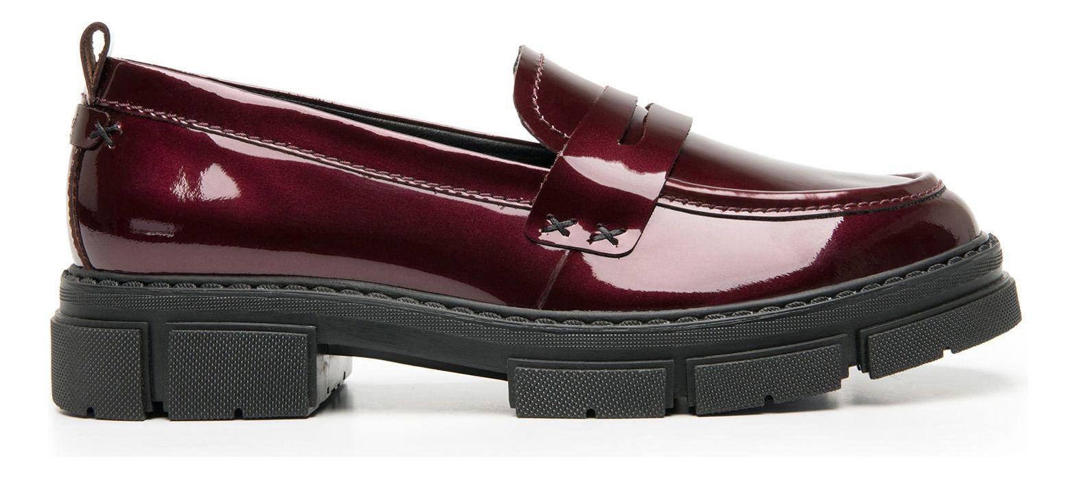 Mocasín Mujer Cuero Dune 124602 Burdeo Flexi-0