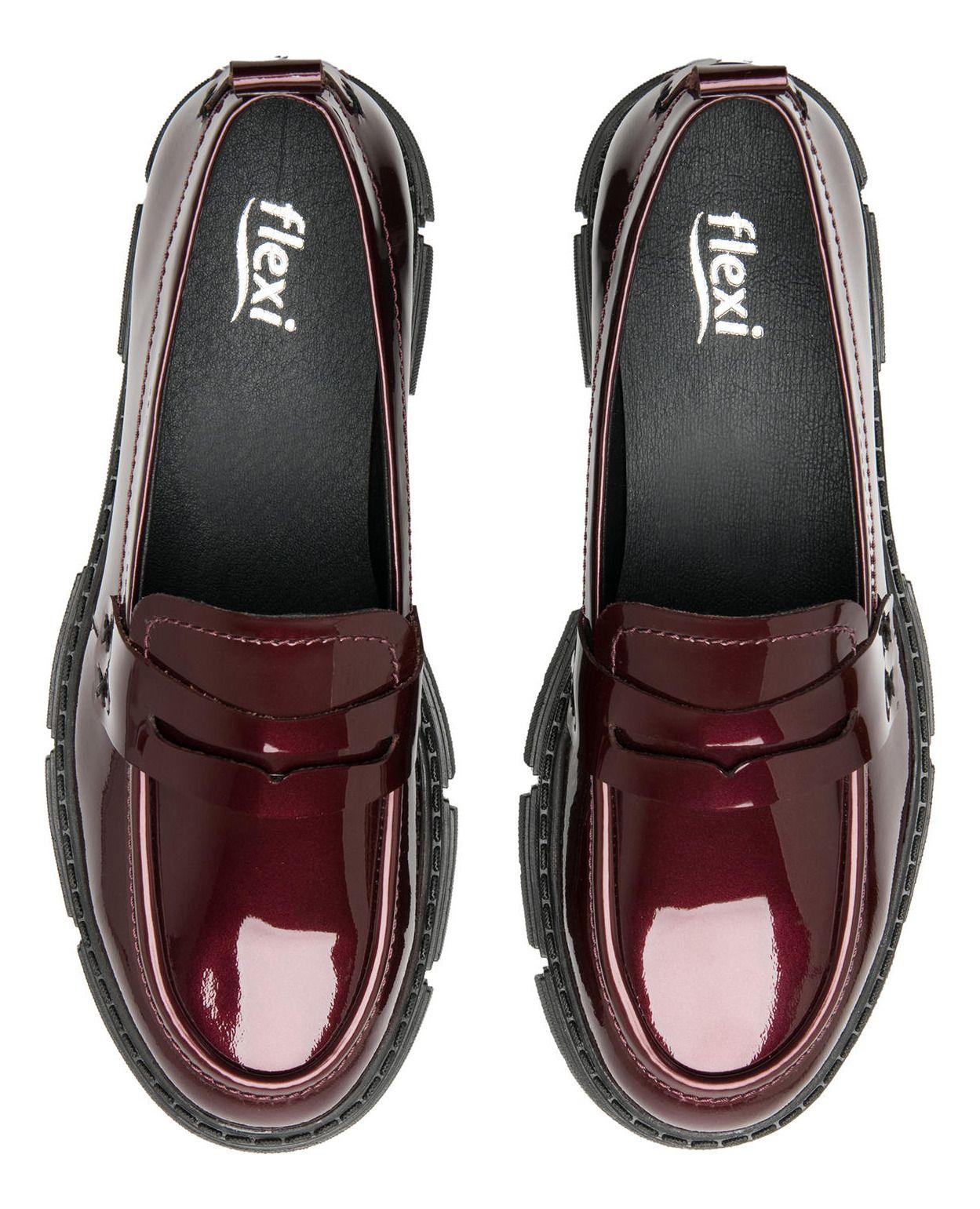 Mocasín Mujer Cuero Dune 124602 Burdeo Flexi-5