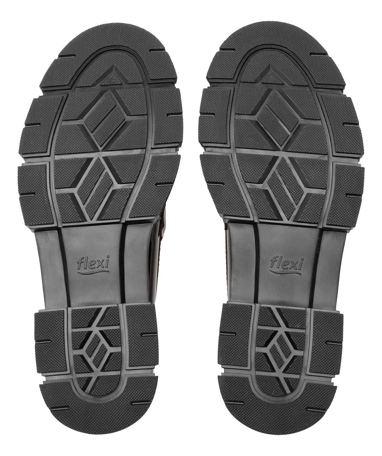 Mocasín Mujer Cuero Dune 124602 Burdeo Flexi-6