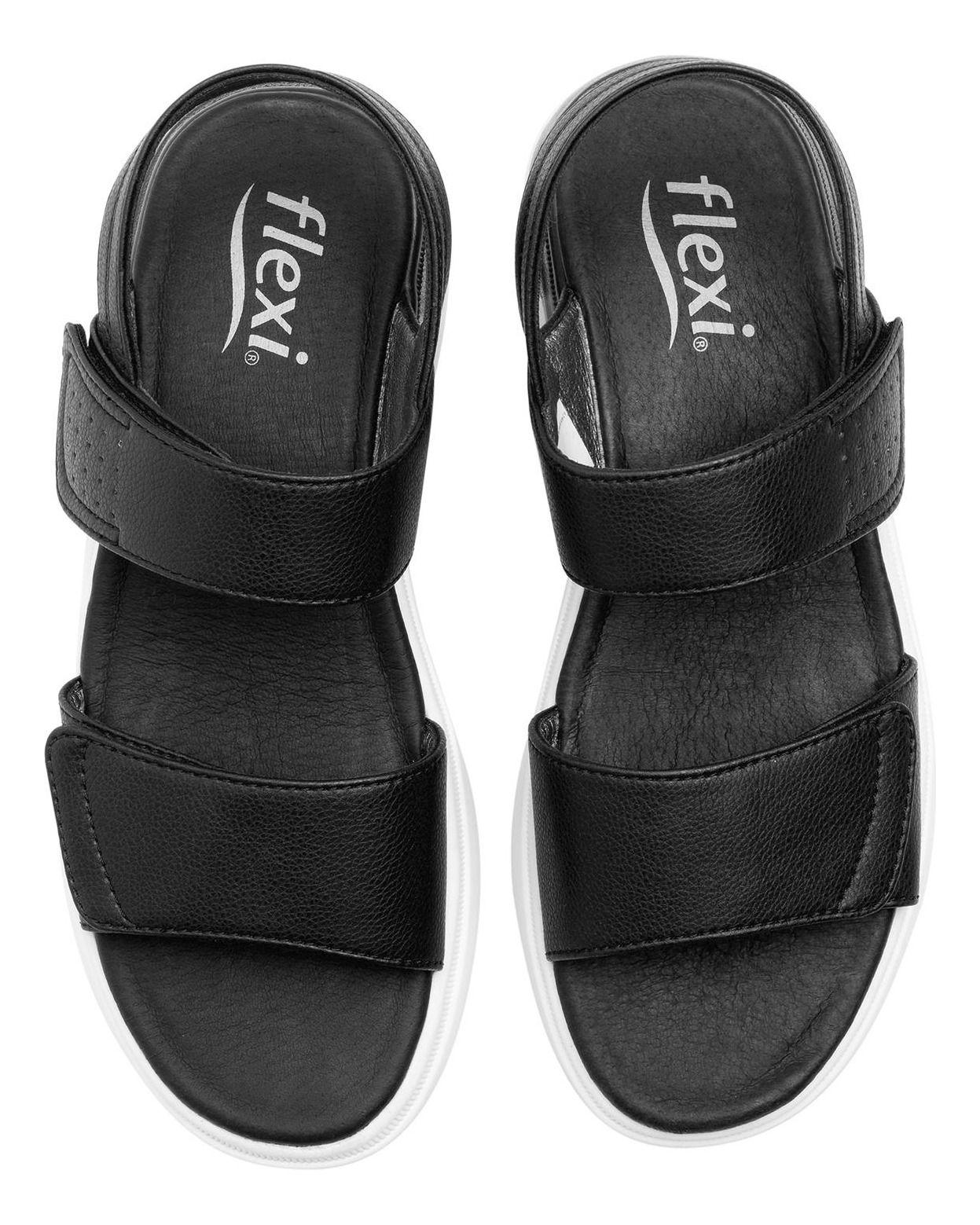 Sandalia Mujer Fraga 129401 Negra Flexi-5