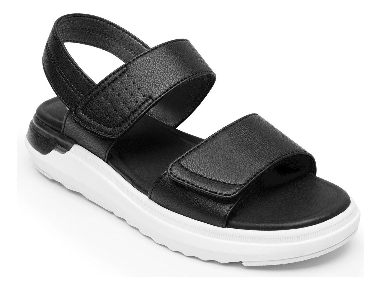 Sandalia Mujer Fraga 129401 Negra Flexi-6