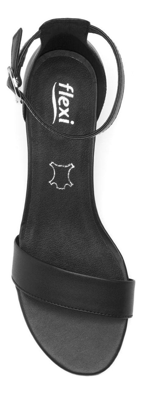 Sandalia Mujer Celine 106411 Negra Flexi-5
