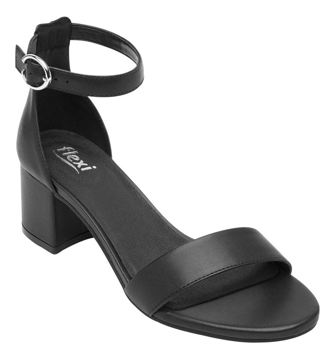 Sandalia Mujer Celine 106411 Negra Flexi-7