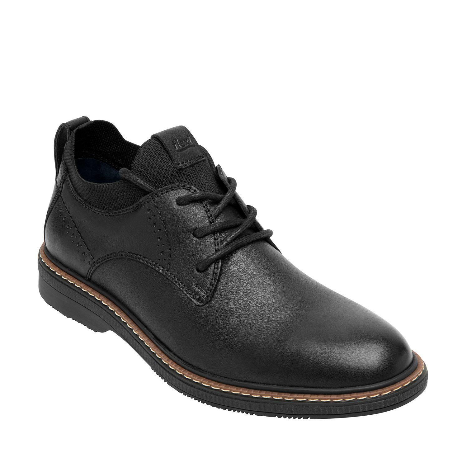 Zapato Hombre Cuero Okan Negro Flexi-1