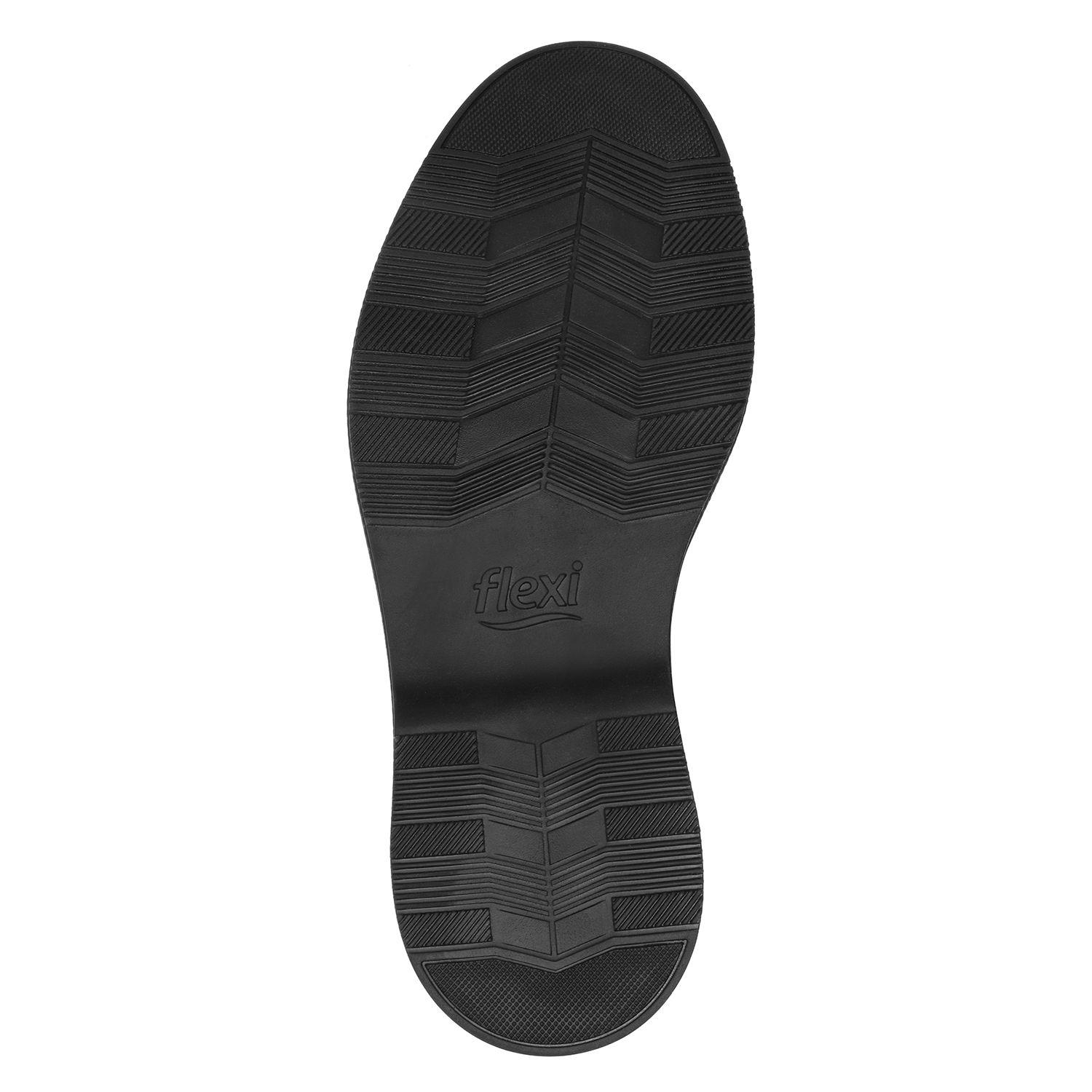 Zapato Hombre Cuero Okan Negro Flexi-6