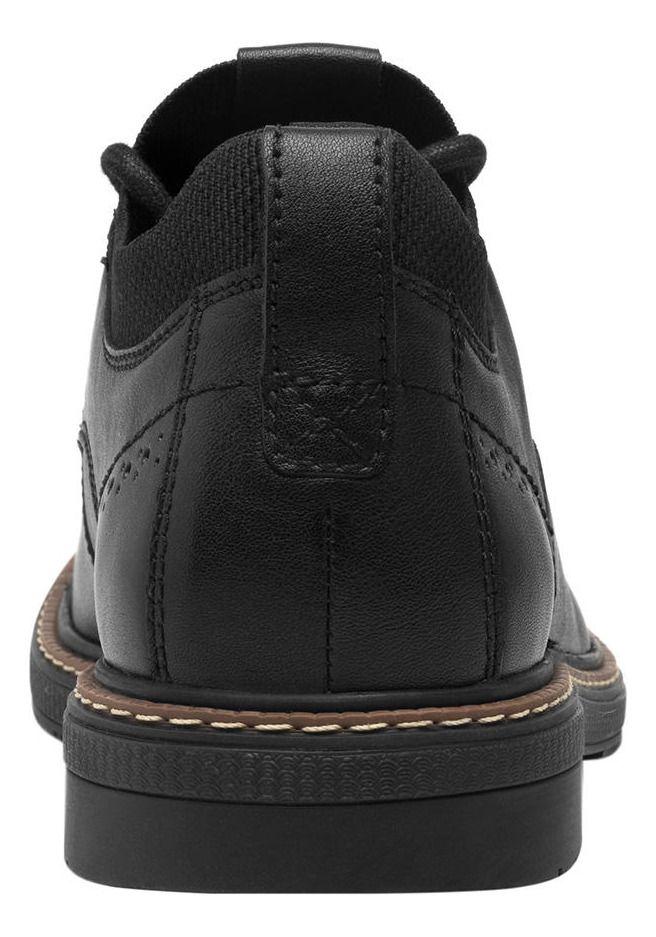 Zapato Hombre Cuero Okan Negro Flexi-4