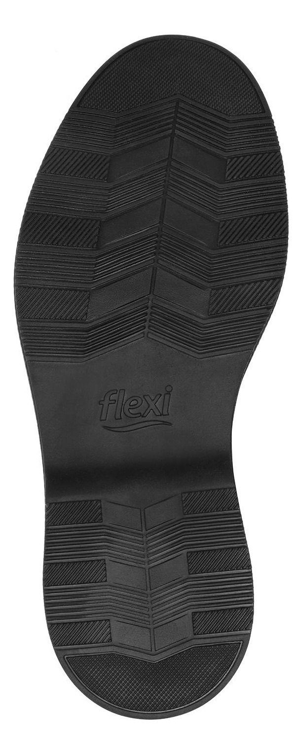 Zapato Hombre Cuero Okan Negro Flexi-5