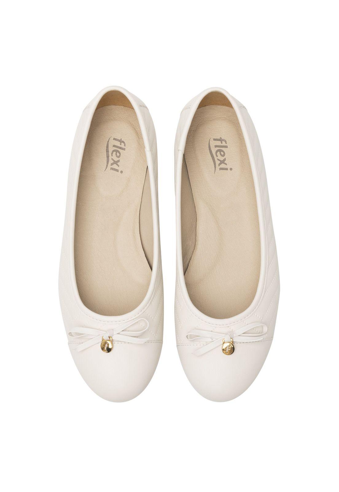 Ballerina Mujer Marie 116310 Blanco Flexi-5