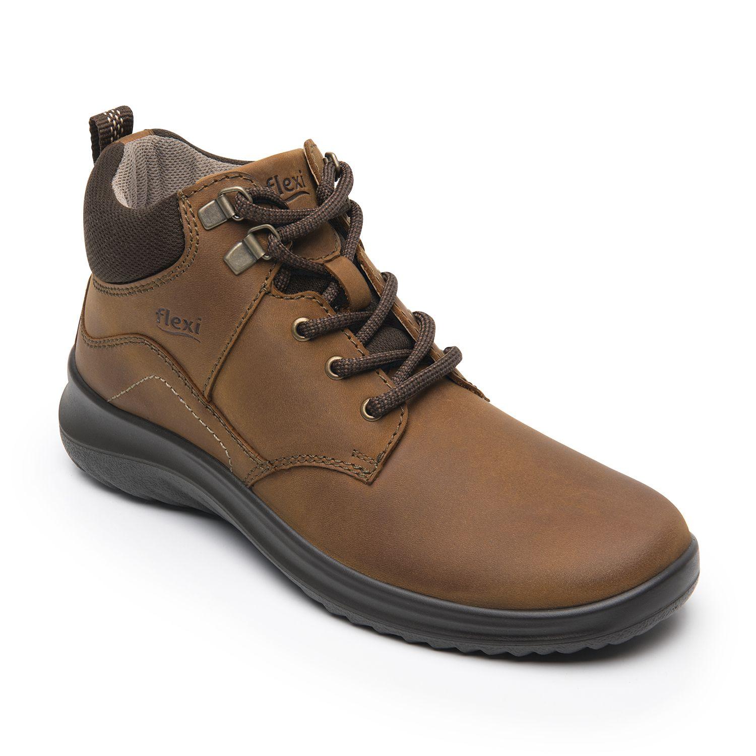 Botin Mujer Uma 125910 Tan Flexi-1