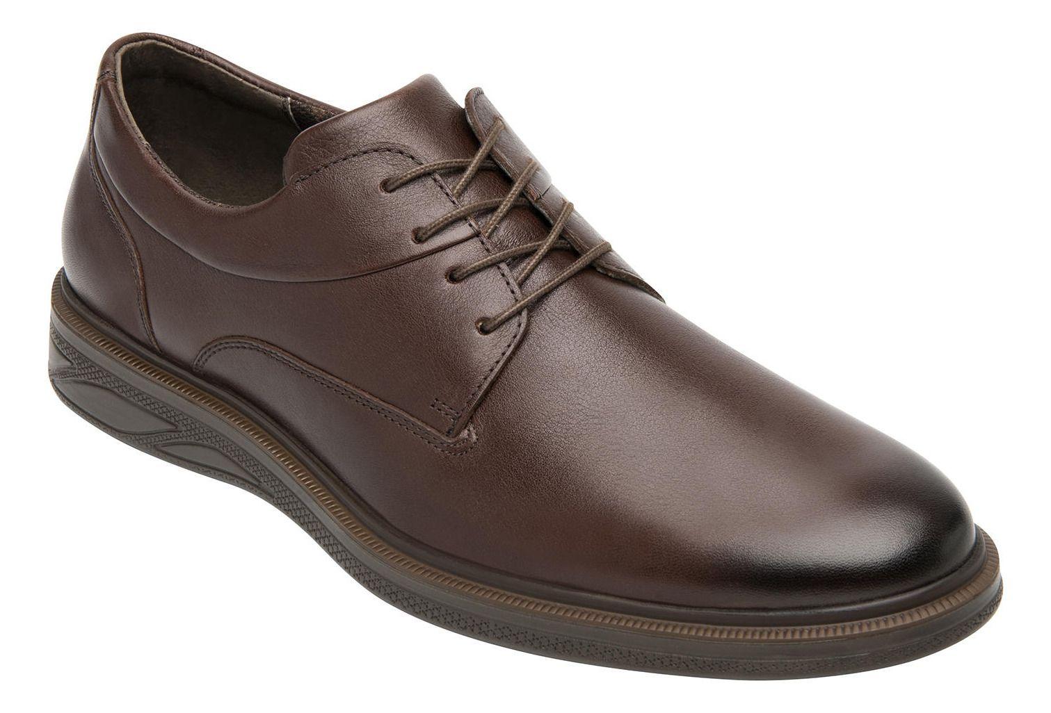 Zapato Hombre Cuero Pottery  Café Flexi-1