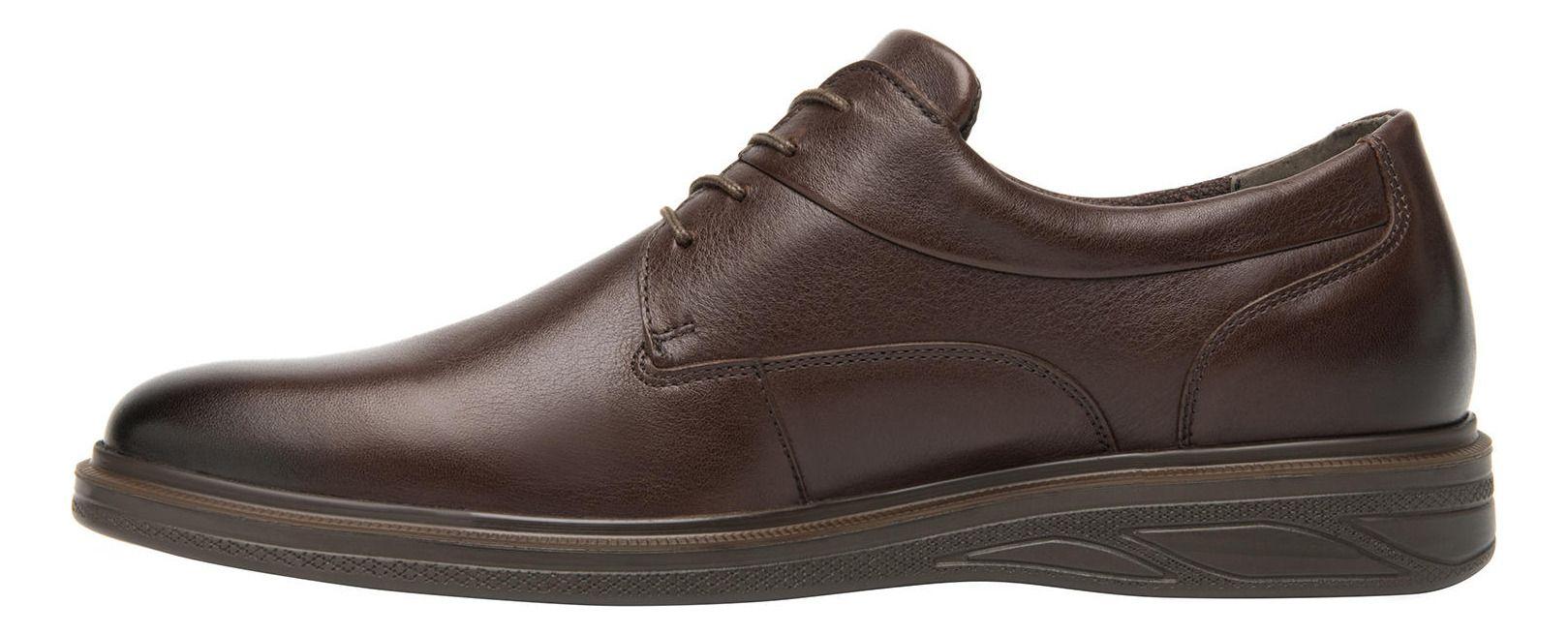 Zapato Hombre Cuero Pottery  Café Flexi-2