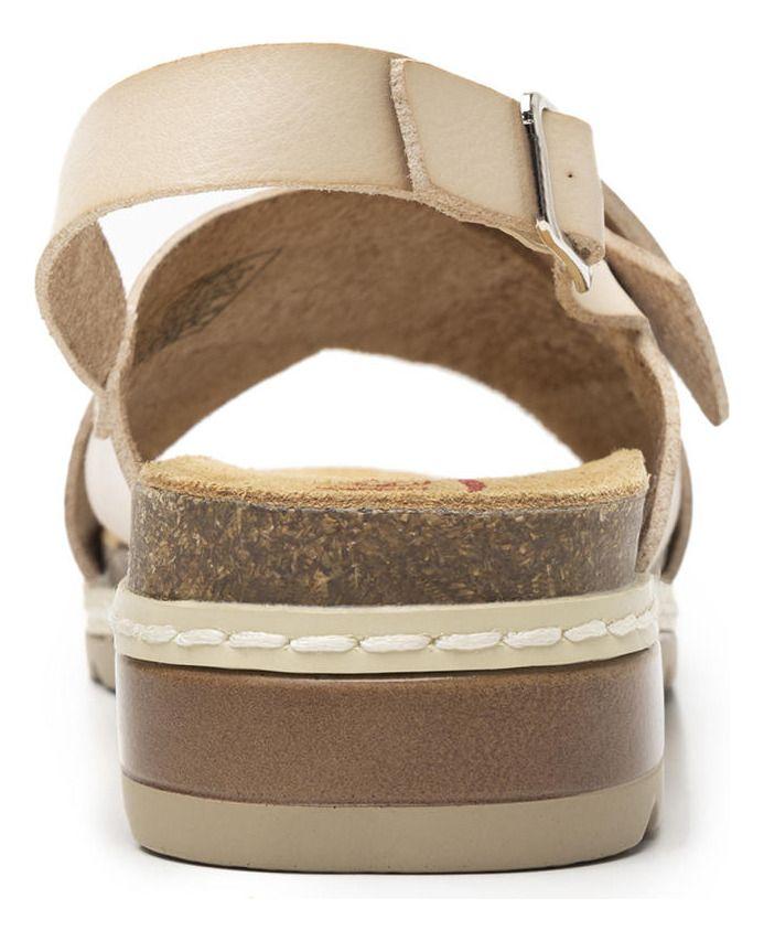 Sandalia Mujer Cassia 129501 Blanco Marfil Flexi-4