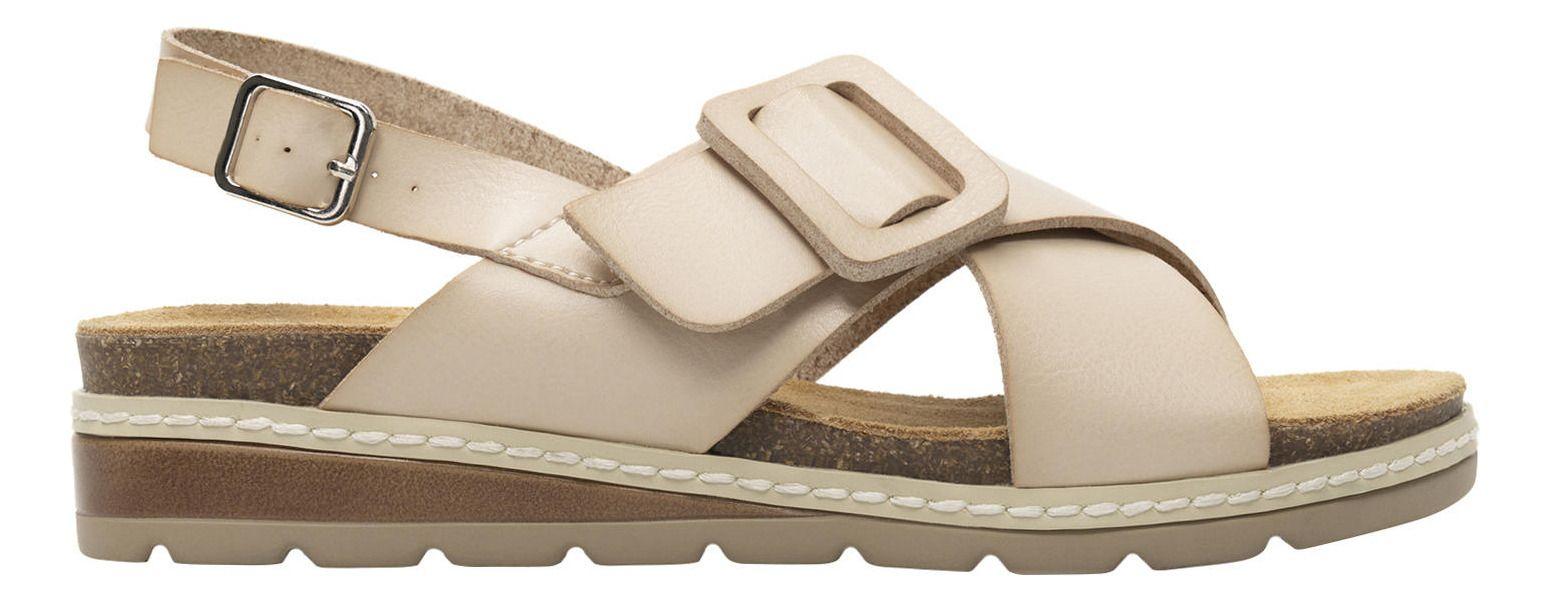 Sandalia Mujer Cassia 129501 Blanco Marfil Flexi-3