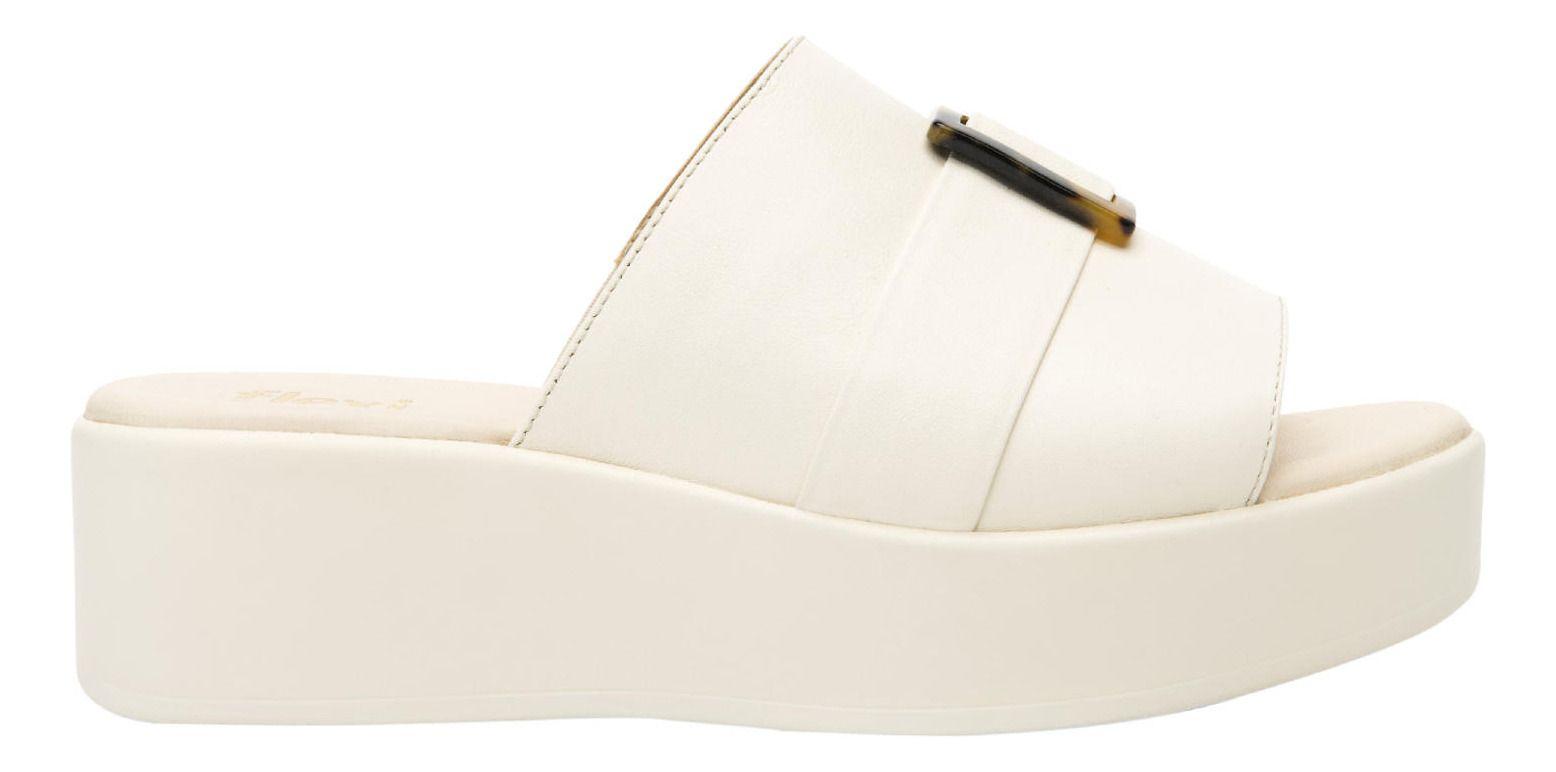 Sandalia Mujer Cuero Xandra Blanco Flexi-0