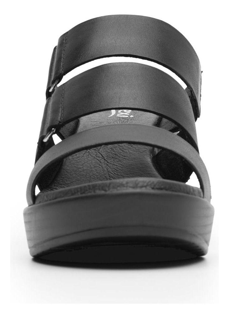Sandalia Mujer Lory 102922 Negro Flexi.--3