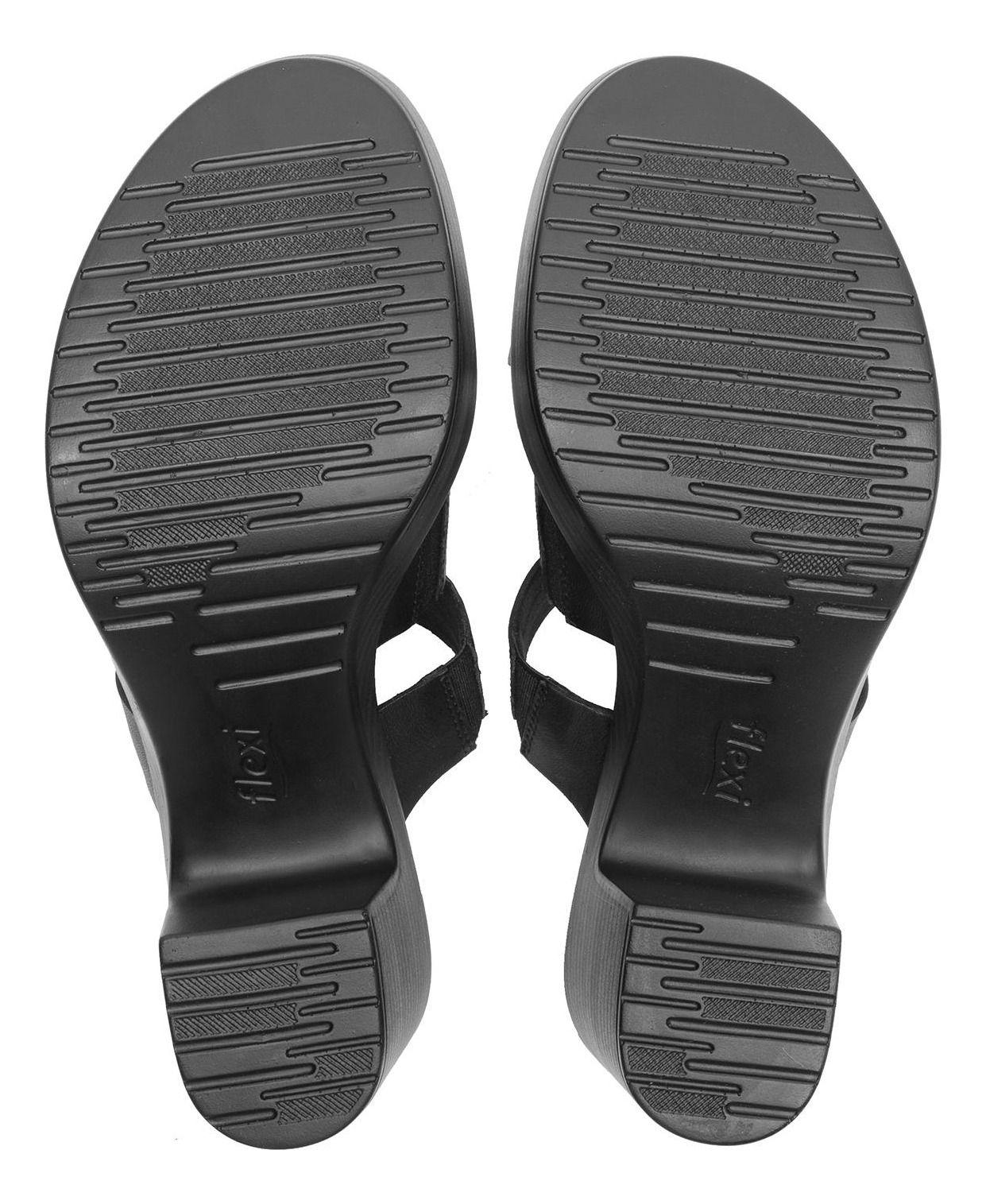 Sandalia Mujer Lory 102922 Negro Flexi.--6
