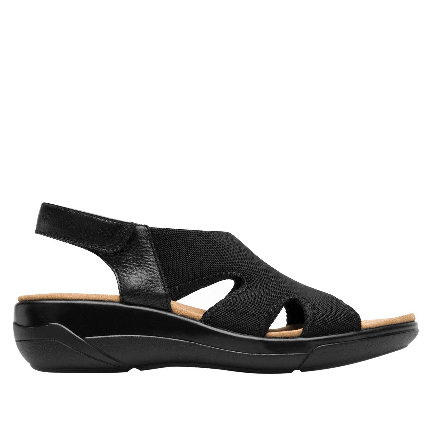 Sandalia Mujer Siwa 133703 Negra Flexi-0