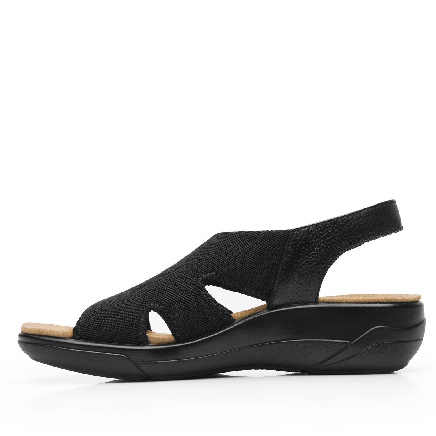 Sandalia Mujer Siwa 133703 Negra Flexi-2