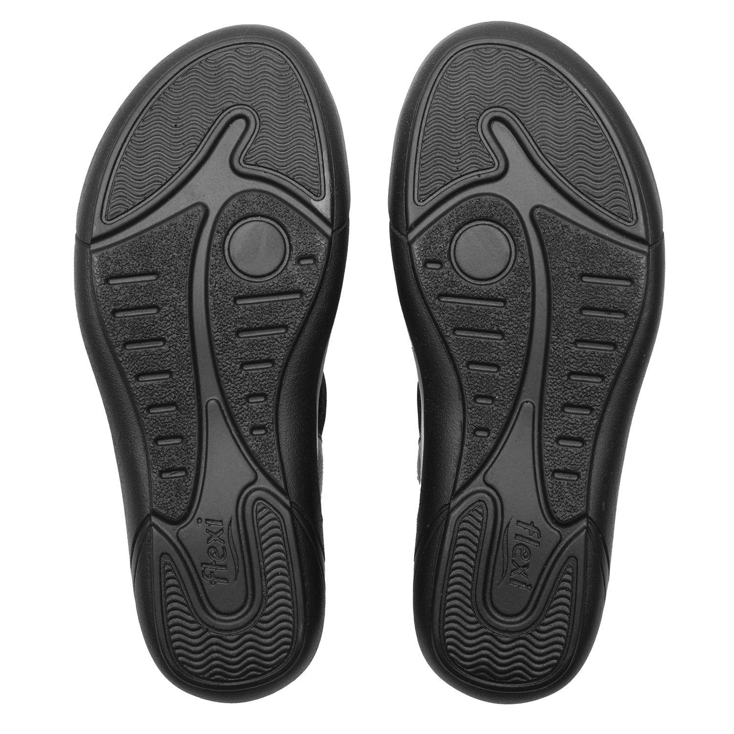 Sandalia Mujer Siwa 133703 Negra Flexi-6