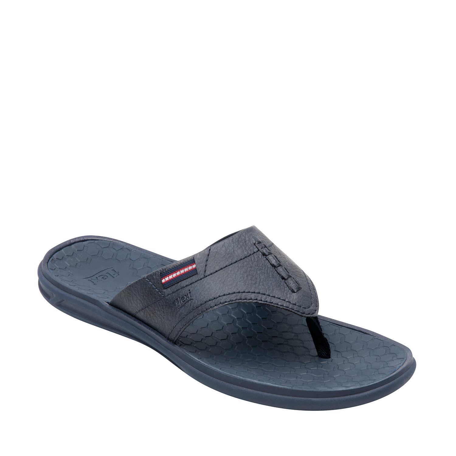 Sandalia Hombre Clifton Azul Marino Flexi-1